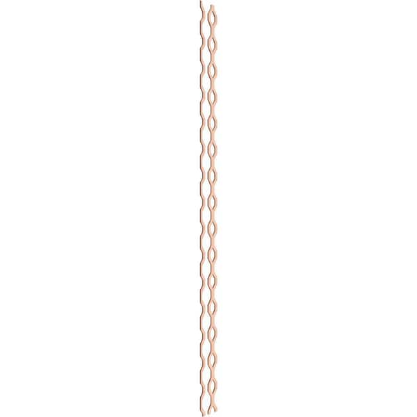 Ekena Millwork Wabash 94 in. H x 0.25 in. W Slatwall Panels in Alder 24-Pack