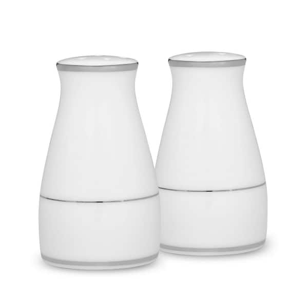 Noritake Spectrum 3.25 in. (White) Porcelain Salt and Pepper Set
