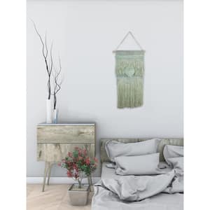 Green "Heart Macrame" by Marmont Hill Wall Tapestry