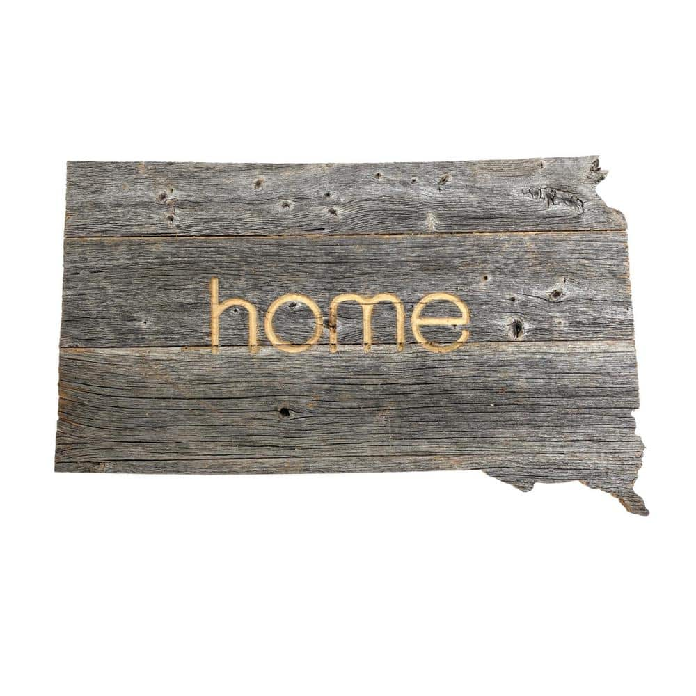 BarnwoodUSA Large Rustic Farmhouse South Dakota Home State Reclaimed ...