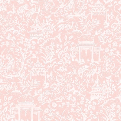 Mini Abstract Texture Blush Pink Effect Matte Finish Non-Woven Paper Non-Pasted Wallpaper Roll