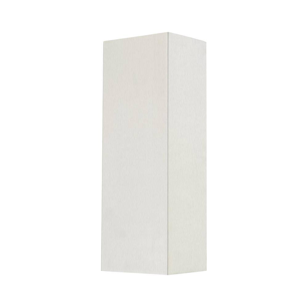 Derby Brushed Nickel Handcrafted Steel Outdoor Wall Sconce