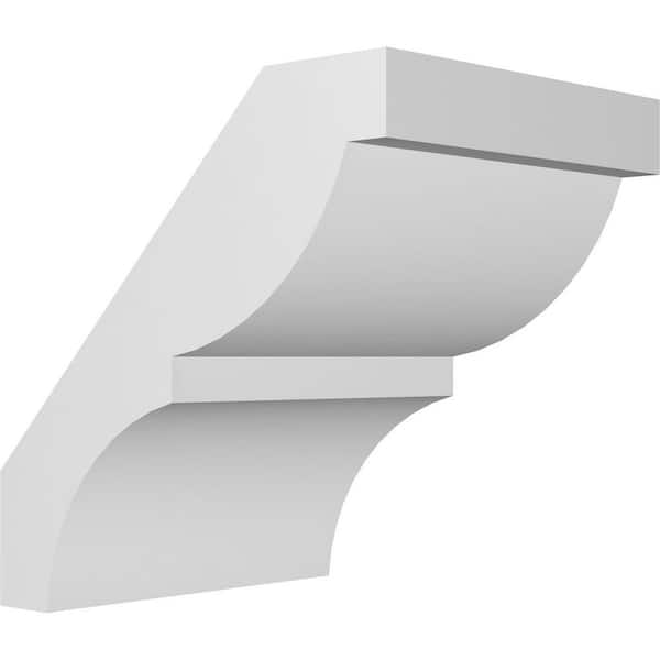 Ekena Millwork Valencia 5 in. W x 6 in. H x 6 in. D Polyurethane Knee Brace