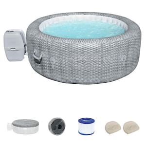 SaluSpa Honolulu 6-Person 114-Jet Hot Tub Spa and 2-Pack of PureSpa Removeable Seats