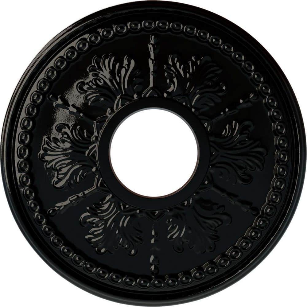 1-1/4 in. x 13-7/8 in. x 13-7/8 in. Polyurethane Tirana Ceiling Medallion, Black Pearl price history on PriceWatchPro