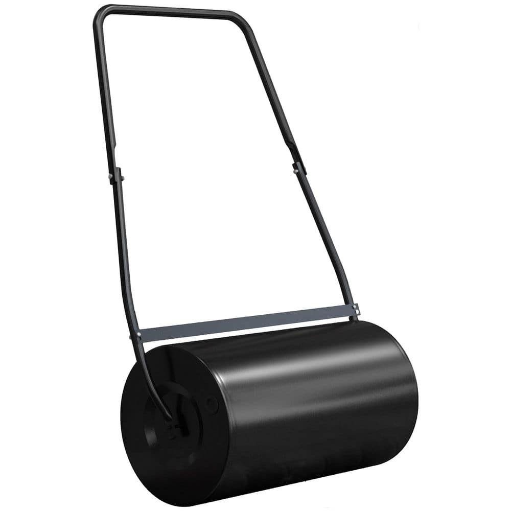 26.5 in. Lawn Roller, Push/Tow Behind Sod Roller for Garden, Lawn, Backyard