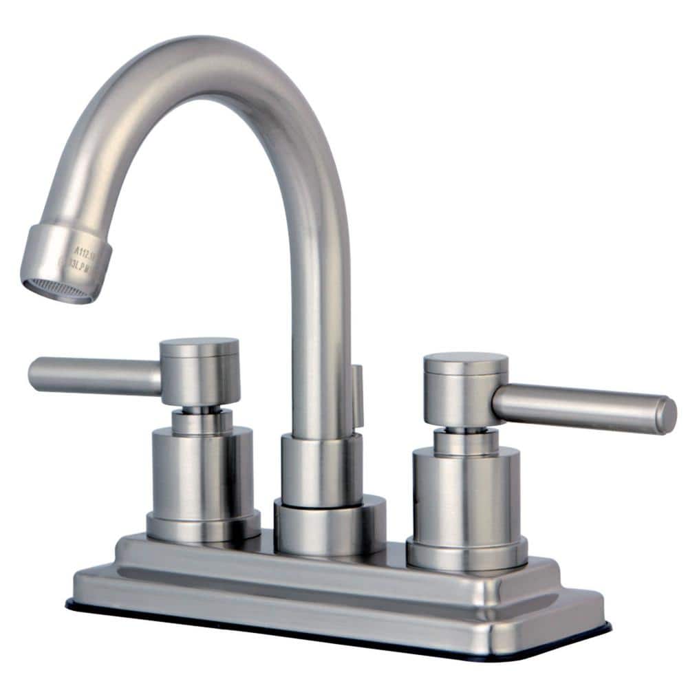 Concord 4 in. Centerset 2-Handle Bathroom Faucet in Brushed Nickel