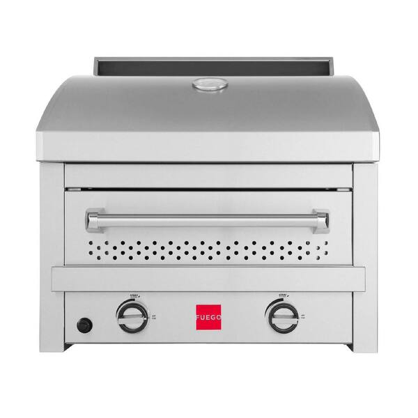 Fuego 27 2-Burner F27S-Griddle All 304 Stainless Steel Natural