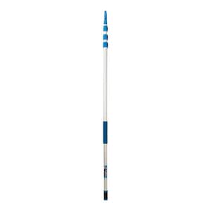 24 ft. Aluminum Telescopic Pole with Connect and Clean Locking Cone and Quick-Flip Clamps