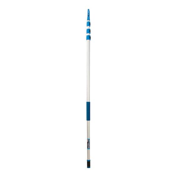 Unger 24 ft. Aluminum Telescoping Pole with Connect and Clean