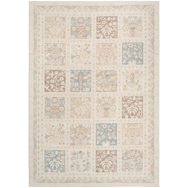 Isla Multicolor 9 ft. x 12 ft. Geometric Traditional Area Rug