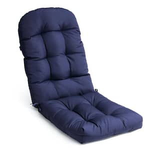 49.6 in. x 19.7 in. Navy Blue Rocking Chair Cushions Outdoor Adirondack