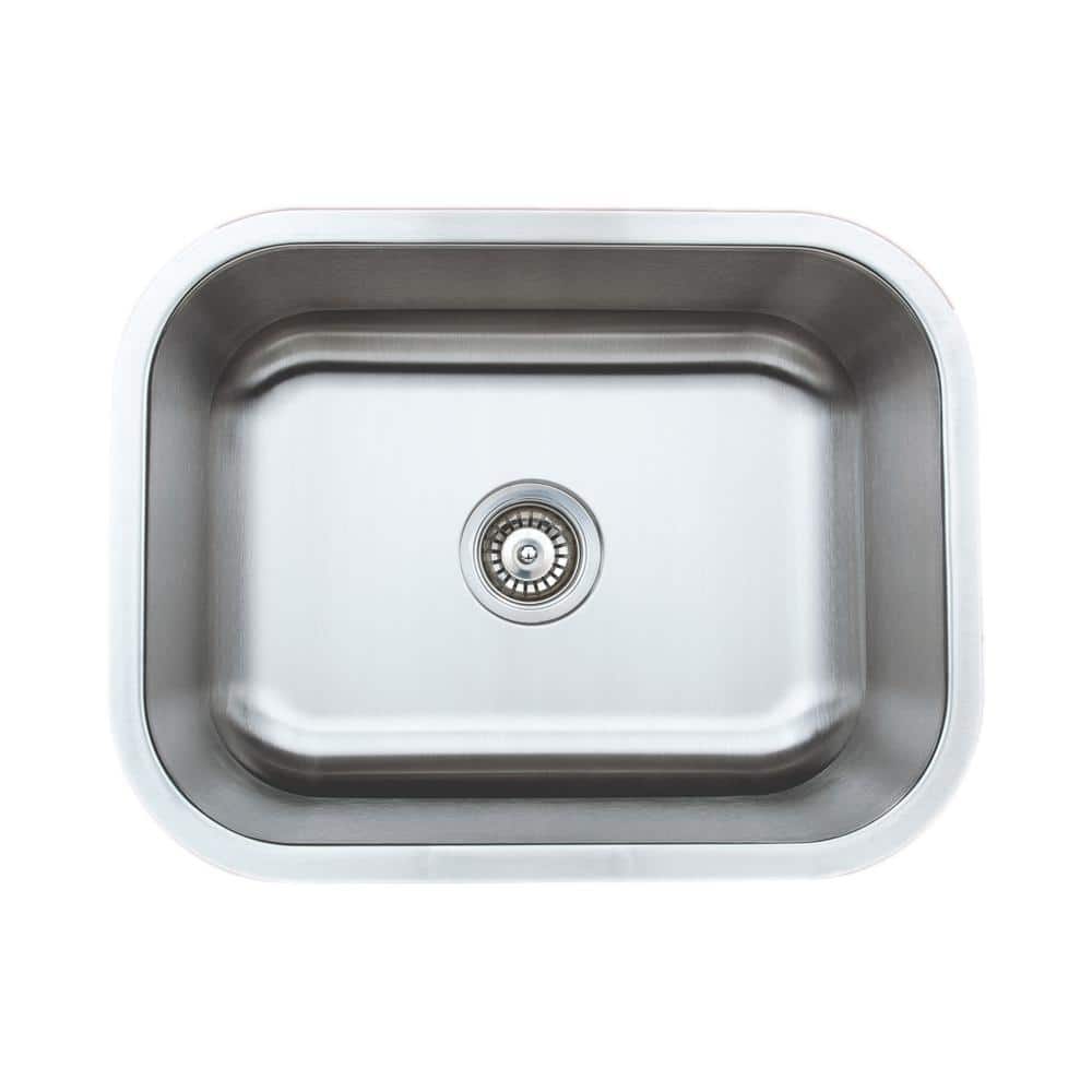 23'' Undermount Single Bowl Stainless Steel Kitchen Sink