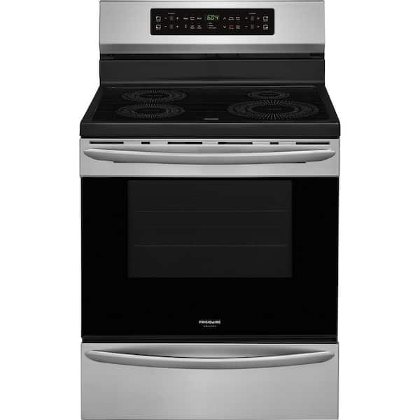 Frigidaire 30 in. 5.4 cu. ft. Induction Range with Self-Cleaning Oven in Smudge-Proof Stainless Steel