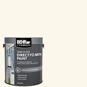 1 gal. #OR-W15 Sleek White Semi-Gloss Direct to Metal Interior/Exterior Paint
