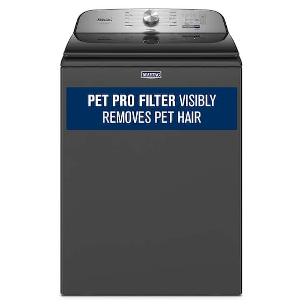 4.7 cu. ft. Pet Pro Top Load Washer in Volcano Black