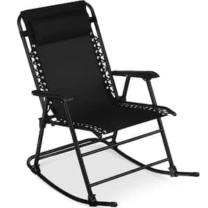 Best Choice Products Steel Outdoor Zero Gravity Rocking Lawn Chair