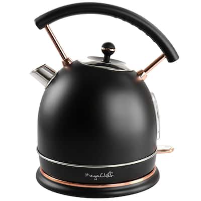 BLACK+DECKER 7-Cup Gray Rapid Boil Electric Kettle 985119596M - The Home  Depot