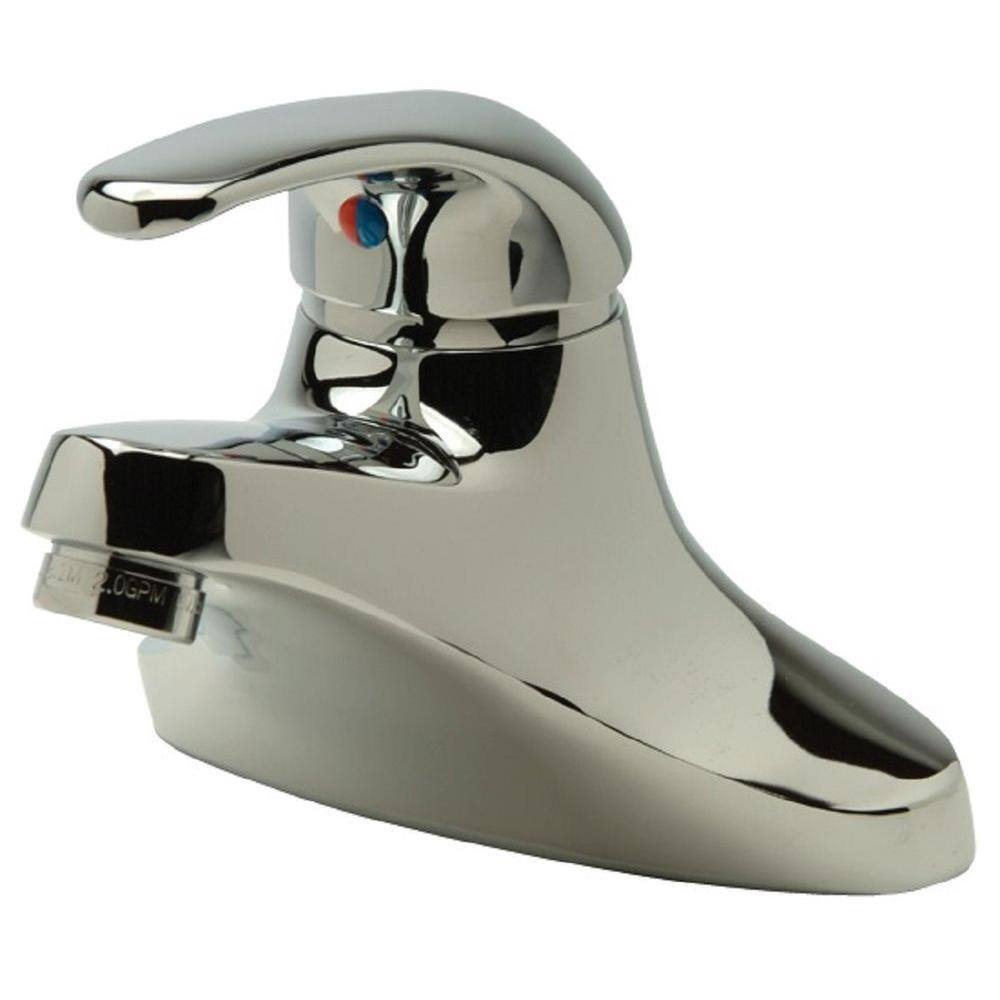 Zurn Single Hole SingleHandle Bathroom Faucet in Polished Chrome Z81000XL The Home Depot