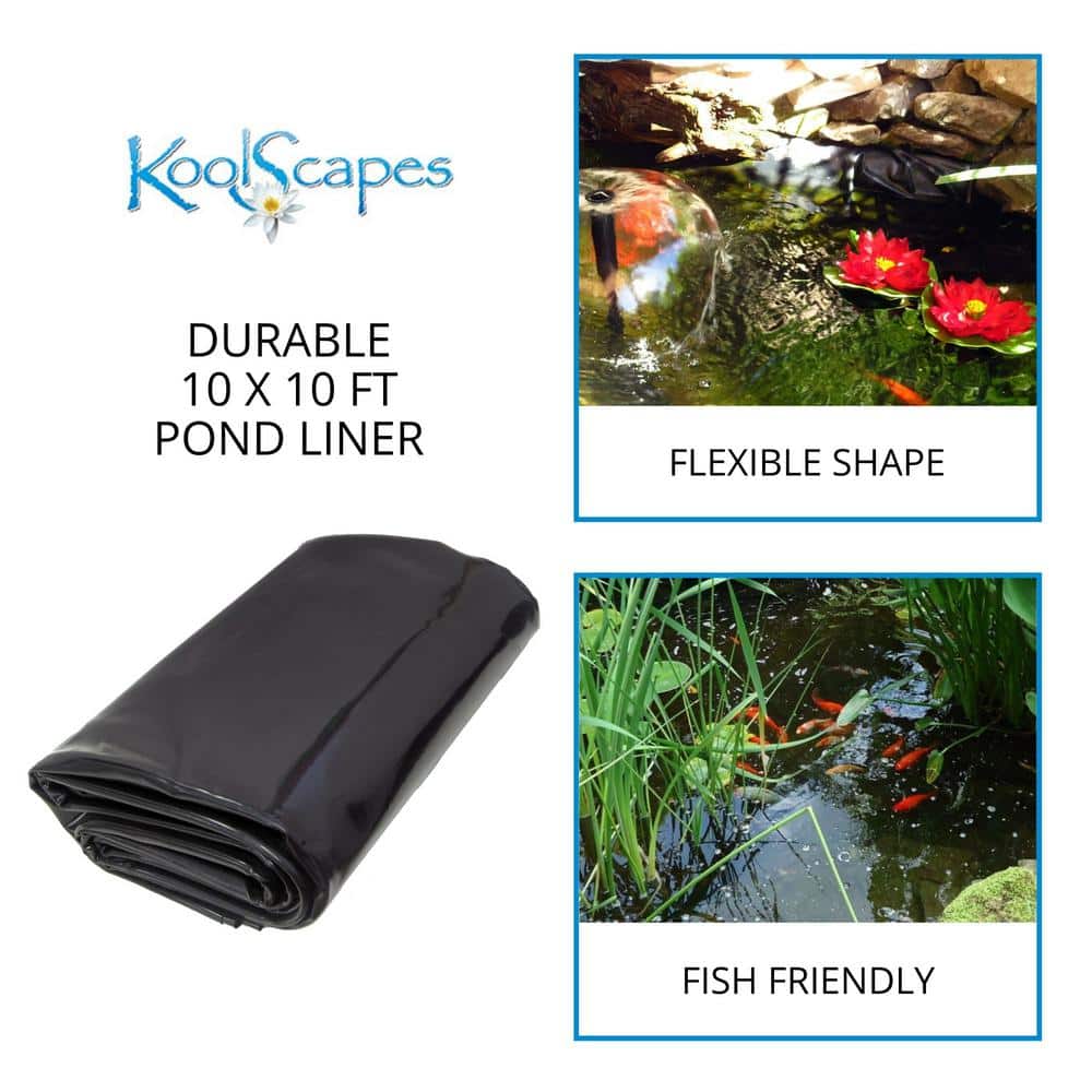Black Deluxe Pond Kit with Solar Light and Pump