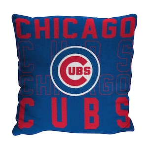 MLB Cubs Stacked Multi-Colored Pillow