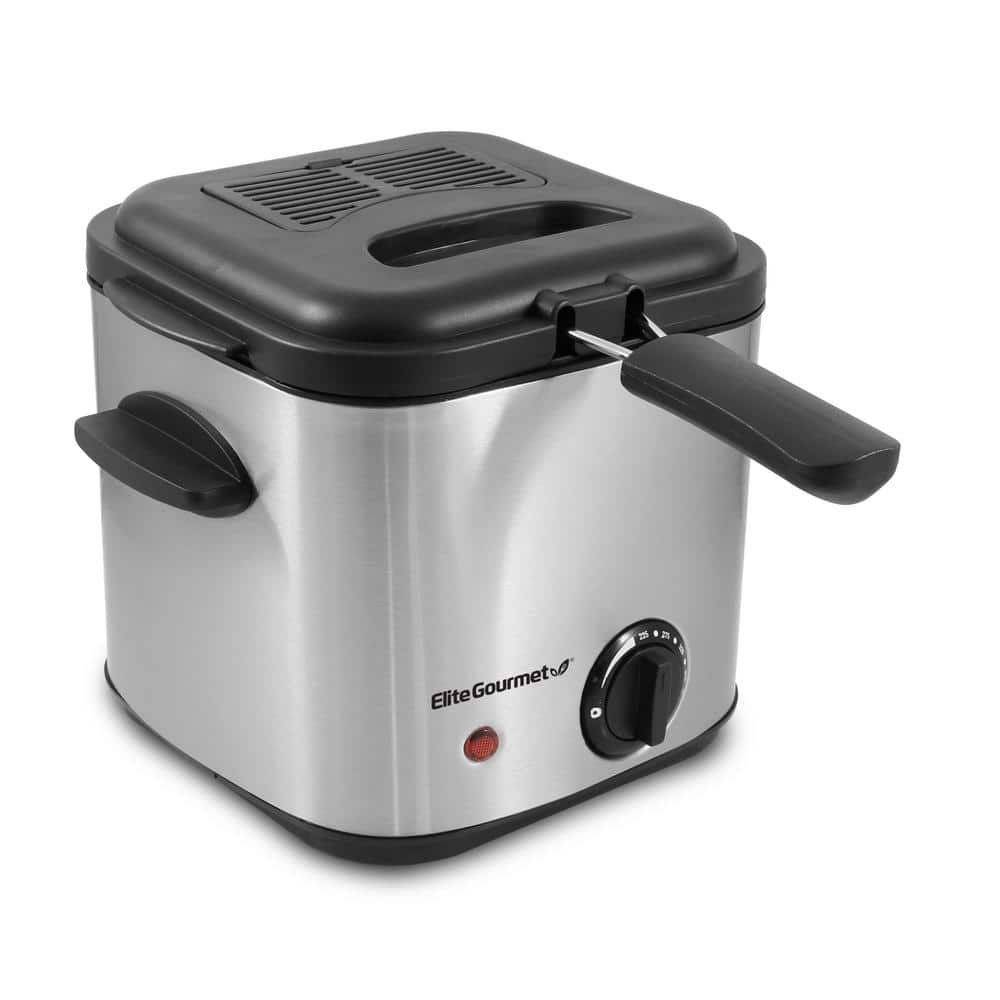 Elite Gourmet 1.5 quart Deep Fryer Stainless Steel