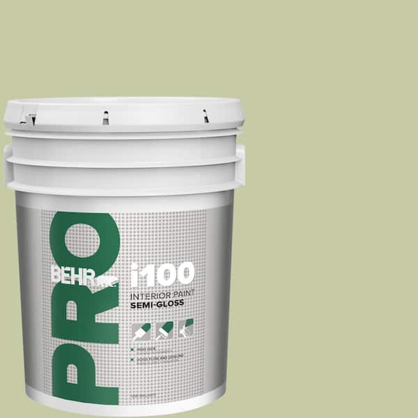 BEHR PRO 5 gal. #M350-3 Sap Green Semi-Gloss Interior Paint