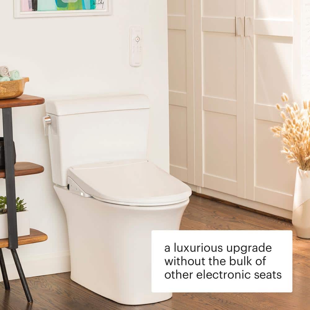 Swash Thinline T44 White Luxury Bidet Toilet Seat with Remote
