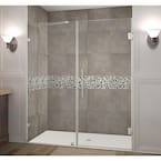 Aston Nautis 60 In. X 72 In. Frameless Hinged Shower Door In Stainless 