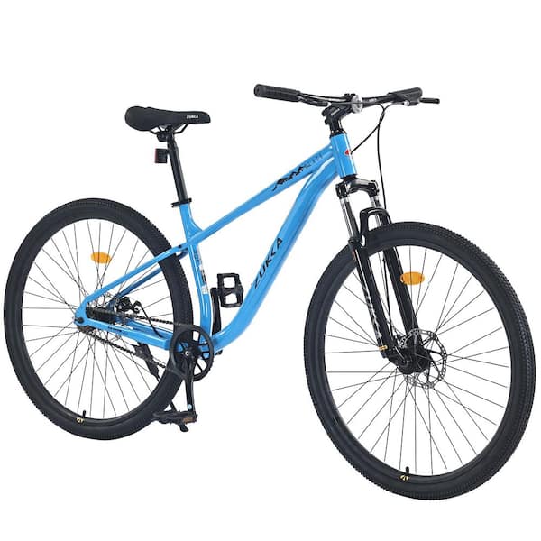 26 in. Red Mountain Bike with 27-Speed and Front Suspension for