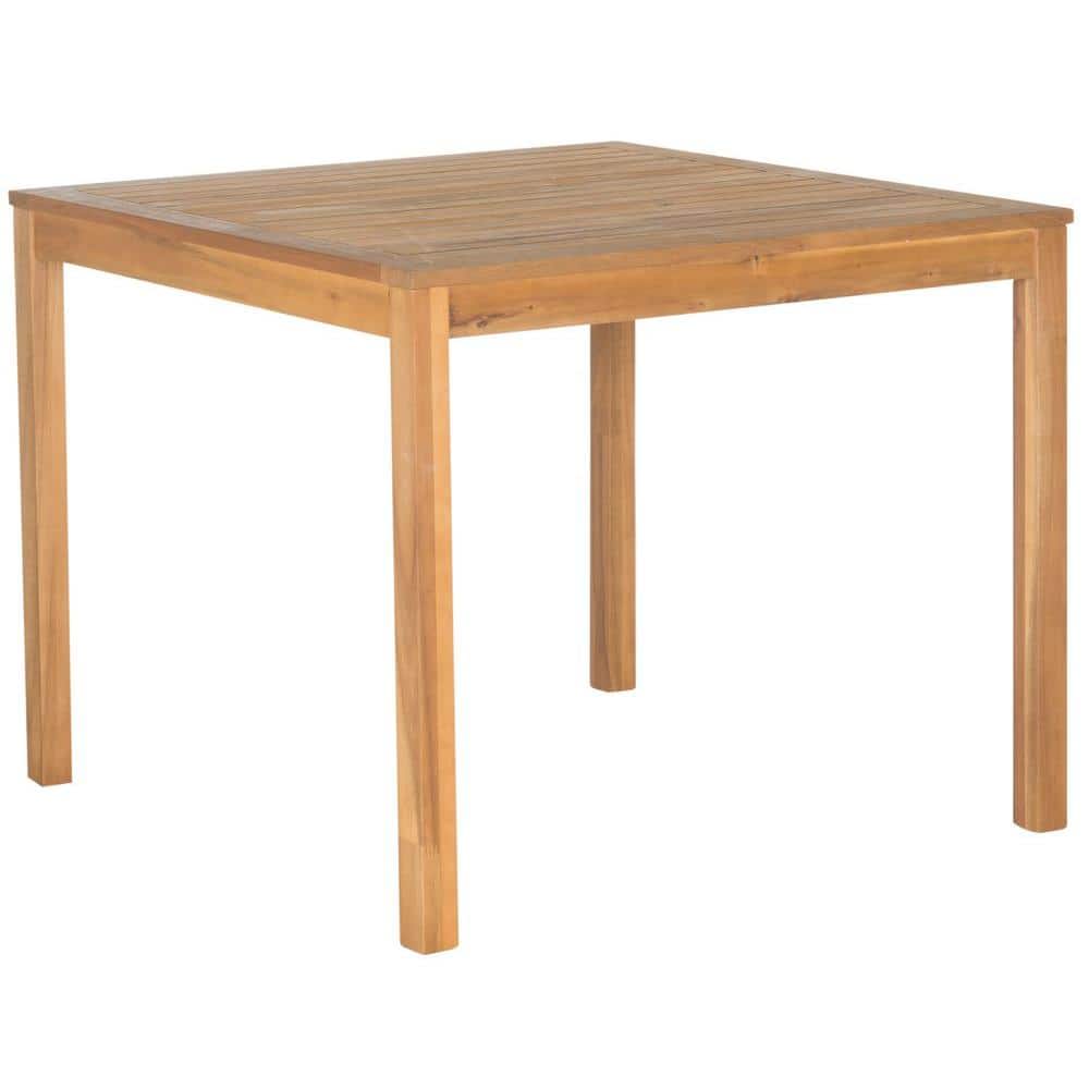 Bradbury 5-Piece Brown Acacia Wood Outdoor Dining Set with Cushions