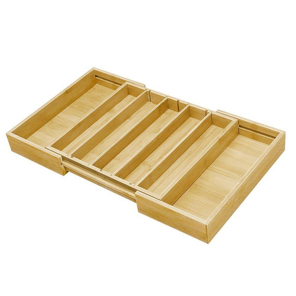 Bamboo Coffee Pod Organizer Drawer with Adjustable Compartments for K-Cup Nespresso Vertuo Tea Storage price history on PriceWatchPro