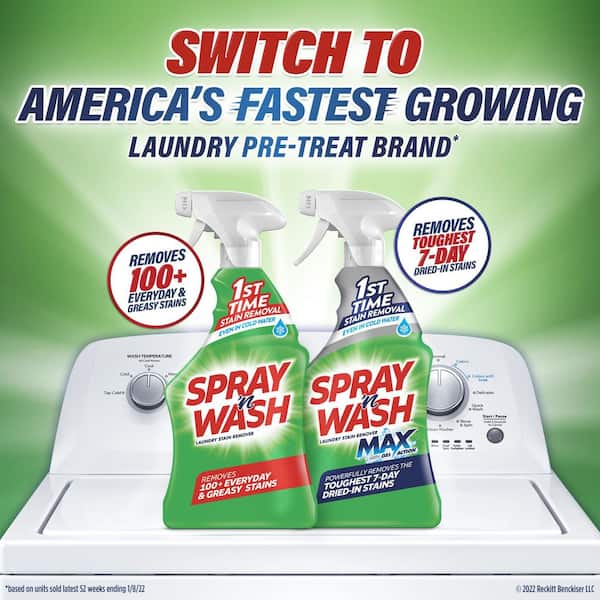 Spray 'n Wash Pre-Treat Laundry Stain Remover, 22 fl oz