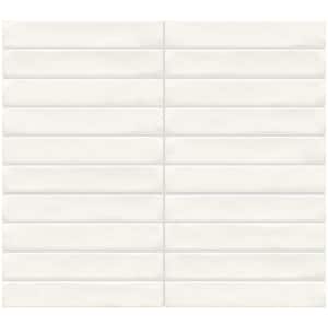 Artcrafted Coconut 11-1/2 in. x 10 in. Glazed Ceramic Straight Joint Mosaic Tile (8.3 sq. ft./case)