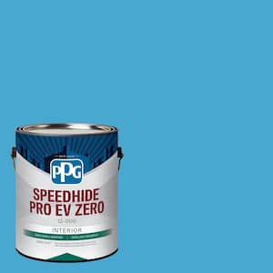Speedhide Pro EV Zero 1 gal. PPG1237-5 Mystic Blue Eggshell Interior Paint