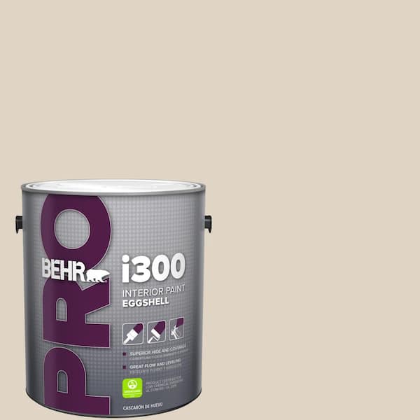 BEHR PRO 1 gal. #PWN-42 Parisian Taupe Eggshell Interior Paint PR33001 -  The Home Depot