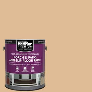 1 gal. #S250-3 Honey Nougat Textured Low-Lustre Enamel Interior/Exterior Porch and Patio Anti-Slip Floor Paint