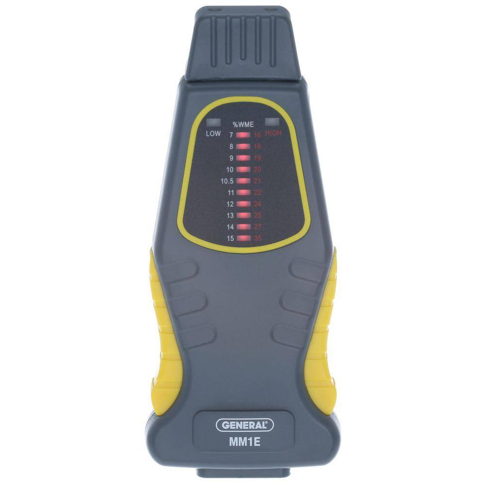 Compact Gray and Yellow LED Display Moisture Meter