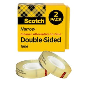 Scotch 0.75 in. x 9.72 yds. Permanent Double Sided Indoor Mounting Tape  110-LONGDC - The Home Depot