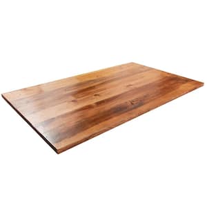 60 in. x 36 in. x 1.25 in. Sunset Cedar Stain Restore Dining Table Wood Top