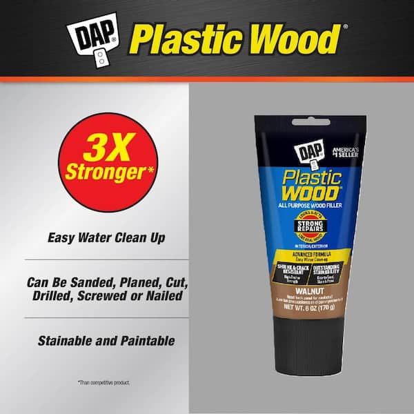 Plastic Wood 6 oz. Walnut Latex Wood Filler