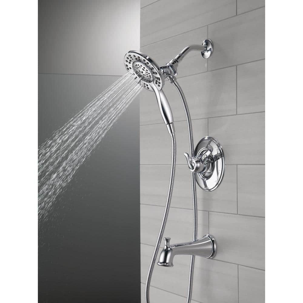 Chrome Multi-Function Handheld Wall Mounted Shower System