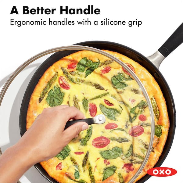 Good Grips Oxo Fry Pan + Cover, Non-Stick, 12 Inch