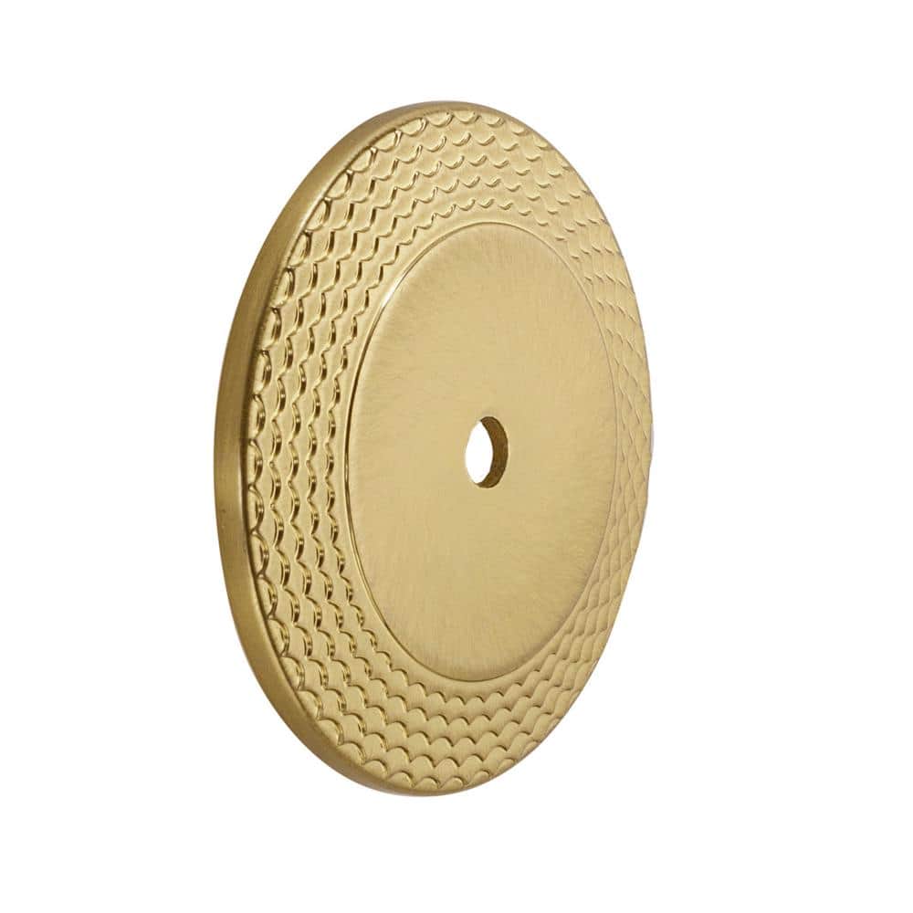 Paris 1-3/4 in. (45 mm) Traditional Satin Brass Mermaid Scale Cabinet Backplate price history on PriceWatchPro