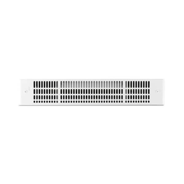 240/208-Volt 500/375/1000/750-Watt Kick Space Heater in White