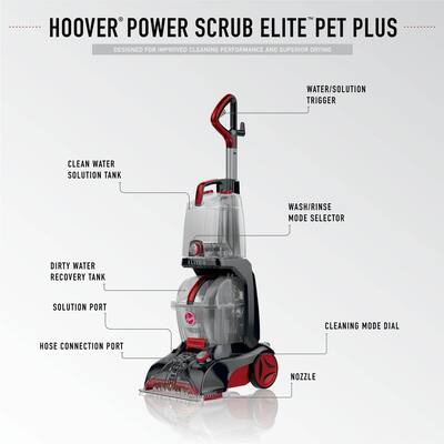 PowerScrub Elite Pet Upright Carpet Cleaner