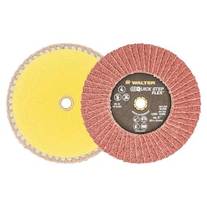 Quick-Step 5 in. GR40, Flexible Flap Discs (Pack of 10)