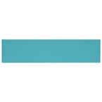 Restore 4 in. x 16 in. Glazed Ceramic Teal Subway Tile (13.2 sq. ft./case)