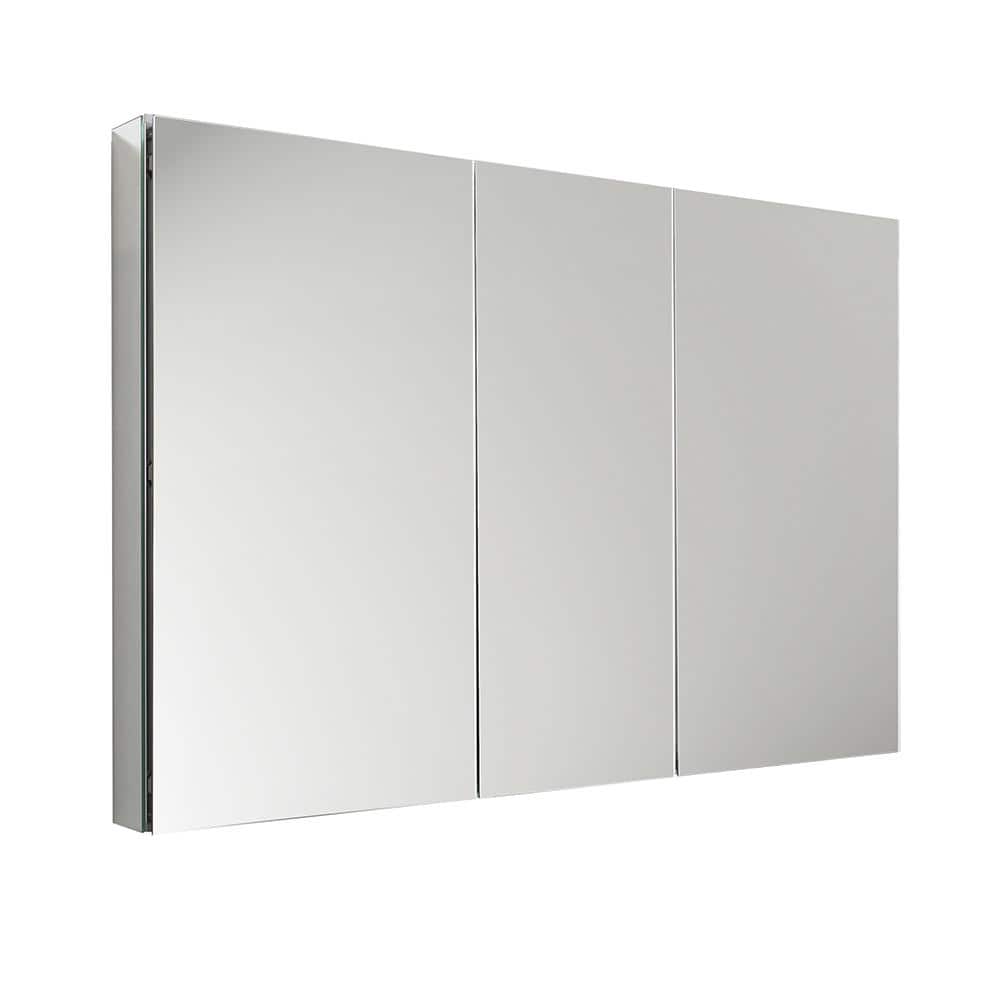 Fresca 49 in. W x 36 in. H x 5 in. D Frameless Recessed or Surface  