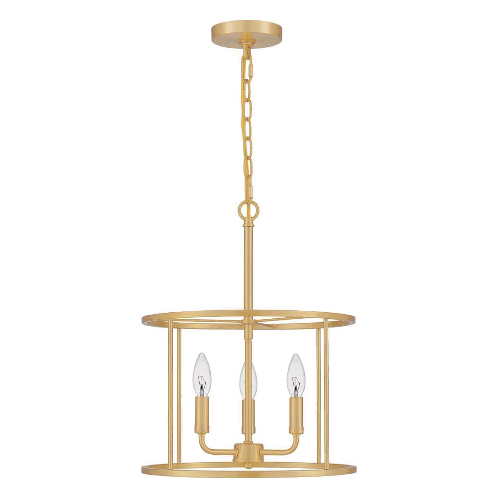 Abner 3-Light Aged Brass Pendant price history on PriceWatchPro